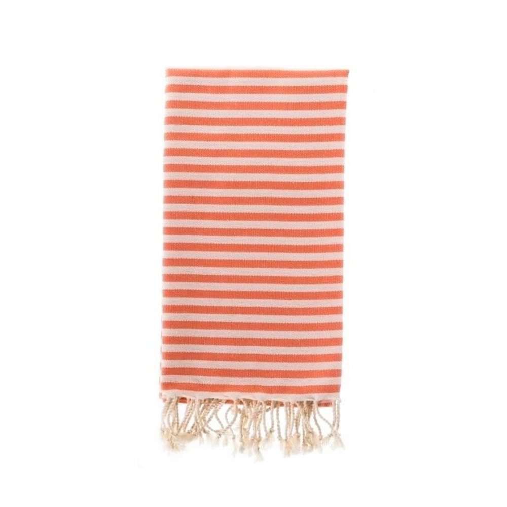 Stylish Luxury Hand Loomed Towel- Coral
